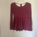American Eagle  soft & sexy long sleeve top with lace detail size XS Photo 11