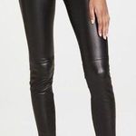 Theory  Adbelle L2 Black Lamb Leather Skinny Pants Women’s Size 8 High Rise Photo 0