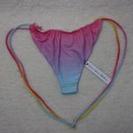 NEW Monica Hensen Beachwear MHB miami vice string bikini bottom, size XS Pink Photo 7