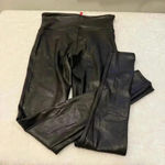 Spanx  Faux Leather Black Leggings Women’s Size S petite Photo 7