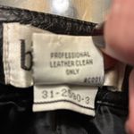 Bagatelle  Women’s Leather Pants Size 8 Black High Rise Straight Leg Fully Lined Photo 3