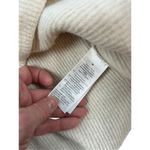 Madewell  off white creme colored baby puff sleeved sweater size medium Photo 5