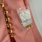 Free People  Scarlett Dress Size Small Mini Pink Peach Summer Button V-Neck NWT Photo 5