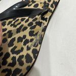 Kate Spade  Animal Print Flip Flops with Black Accents Photo 3