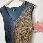 Johnny Was Biya Womens Sleeveless Silk Maxi Dress Multicolor Size Medium Photo 9