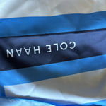 Cole Haan NWT Stripe Square Scarf Color: Marine Photo 7