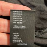 BHLDN Anthropologie Size S Matine Satin Lace Bridal Short Robe Black Silky Photo 5