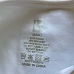 Buffbunny Collection NEW White Aurora Logo Crop Graphic Tank Top Size Small NWOT Photo 2
