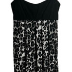 Speechless Dress Women M Black White Leopard Mini Club Y2K Jersey Shore Party Photo 0