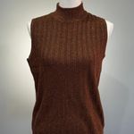 Amanda Smith CLEARANCE! Brown VINTAGE Shimmer Top Size M Like New Photo 0