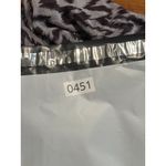 Sheer Sleeveless Striped Top White Back Medium Blouse Shirt Flowy‎ High Low Photo 8