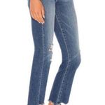 Mother Insider Crip Step Chew “Dancing on Coals” Distressed Denim Jeans Photo 2