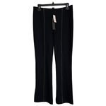 Anthropologie  Essential Crop Flare Pants Black Stretch Knit Size S NWT Photo 1
