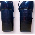 Forever 21 Women's Size 10 Patent Leather Strappy Block Heel Sandals Photo 5