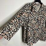 Habitat ‎ inner circle statement blouse linen cotton blend women’s size XL Photo 4