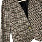 Leslie Fay VTG  Wool Blend Plaid Ladies Sophisticated Nostalgic Blazer SZ 6P Photo 2