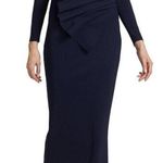 Chiara Boni La Petite Robe Kaya Mermaid Gown Women's 40 Navy Blue Long-Sleeve Photo 0
