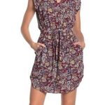 Daniel Rainn Double V Faux Wrap Dress Surplice Neck Belted Womens Size M Photo 1