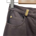 St. John Vintage Y2K Sport Chocolate Brown Stretch Twill High Rise Pant Size 4 Photo 7