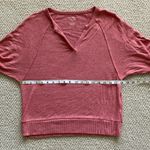 American Eagle  Soft & Sexy Plush Long Sleeve V-Neck Shirt Blouse Small GUC Photo 3