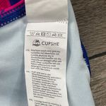 Cupshe Square Neck Ruched One-Piece Swimsuit Womens Size Large Pink Floral FLAW Photo 9