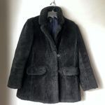 J.Crew Black The Teddy Coat in Plush Fleece S Photo 1