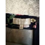 Talbots Navy Blue Pink Green Floral Pencil Skirt Office Business Size 4 Small Photo 3