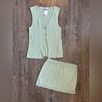 Free People Rhea Sweater Set- Summer Sage- Size Medium Photo 2