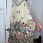 Free People Bali Birds Of Paradise Jumpsuit in Ivory Combo Palazzo PantNWT Sz XL Photo 8