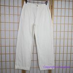 Madewell NEW ‎ The Harlow Wide-Leg Jean in Tile White, 23 Photo 2