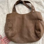 Leather Hobo Bag Brown Studded Boho Shoulder Bag Purse Women's Western Boho Photo 8