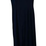 Style works Chic Black tea length Dress with long Fringe Hem Size 6 Photo 5