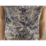 Mac Duggal 49828 Sample Gown One Shoulder Sequin Bodysuit Periwinkle Size 2 Xs Photo 1
