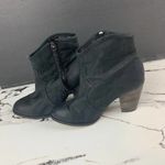 ALDO  Black Duster Ankle Booties  Zip Size Heeled Boots 8.5 Photo 1