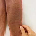 J.Crew NEW  mesh knit pink metallic sweater Photo 8
