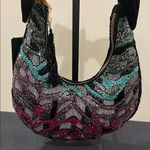 From India To You | Elegant Beaded Shoulder Bag w/ Velvet Black Bow Photo 0