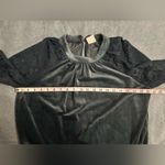 Matilda Jane  Good Hart Abbeville Lace & Velour Top blue size S Photo 4