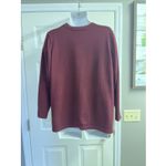 Quacker Factory  Women’s Red Cardigan Sequins Tree Embroidered Long Sleeves Large Photo 7