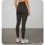 Lululemon  Thermal Tight 28" Dark Olive Wool-Blend Seamless Knit Leggings 2 Photo 1