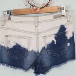 Sneak Peak ombre high rise denim shorts Blue Photo 2