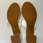 Boutique Shoe’N Tale White Strappy Chunky Block Sandals Heels Bridal Wedding New Photo 7