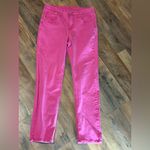 Seven7  Women's Vibrant Pink Straight Leg Jeans Size 4 30 inseam Photo 1