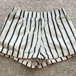 Forever 21  Los Angeles Women’s Black‎ and White Striped Shorts Size S Photo 0