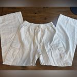 Aerie NWT cream neutral Cargo Pants with Elastic Waistband and Relaxed Fit Photo 1