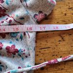 Disney  Princess Ruched Flutter Sleeve Floral Print Dress Gray Size Large Photo 10