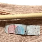 Free People  Beach Santa Maria Blush Long Sleeve Mini Dress Size Medium Photo 7