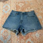 Abercrombie & Fitch Abercrombie 90s relaxed cut off short high rise medium wash denim size 10 30 Photo 1