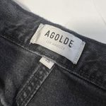 AGOLDE Sz 26 Distressed 90s Pinch Waist Straight Leg Howl Faded Black Jeans Photo 5