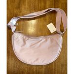 Primark Crossbody Bag Half Moon Hobo Purse Adjustable Strap Pink Photo 4