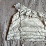 L'Academie NWOT  Los Angeles The Cecile Top Striped One-Shoulder Women's Top Photo 4